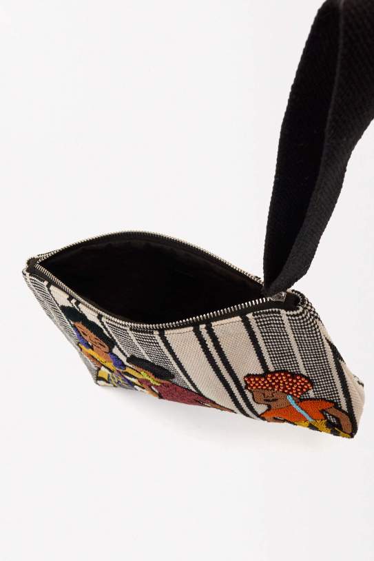 Bolso De Mano Con Bordado Y Abalorios Bolso De Mano Con Bordado Y Abalorios