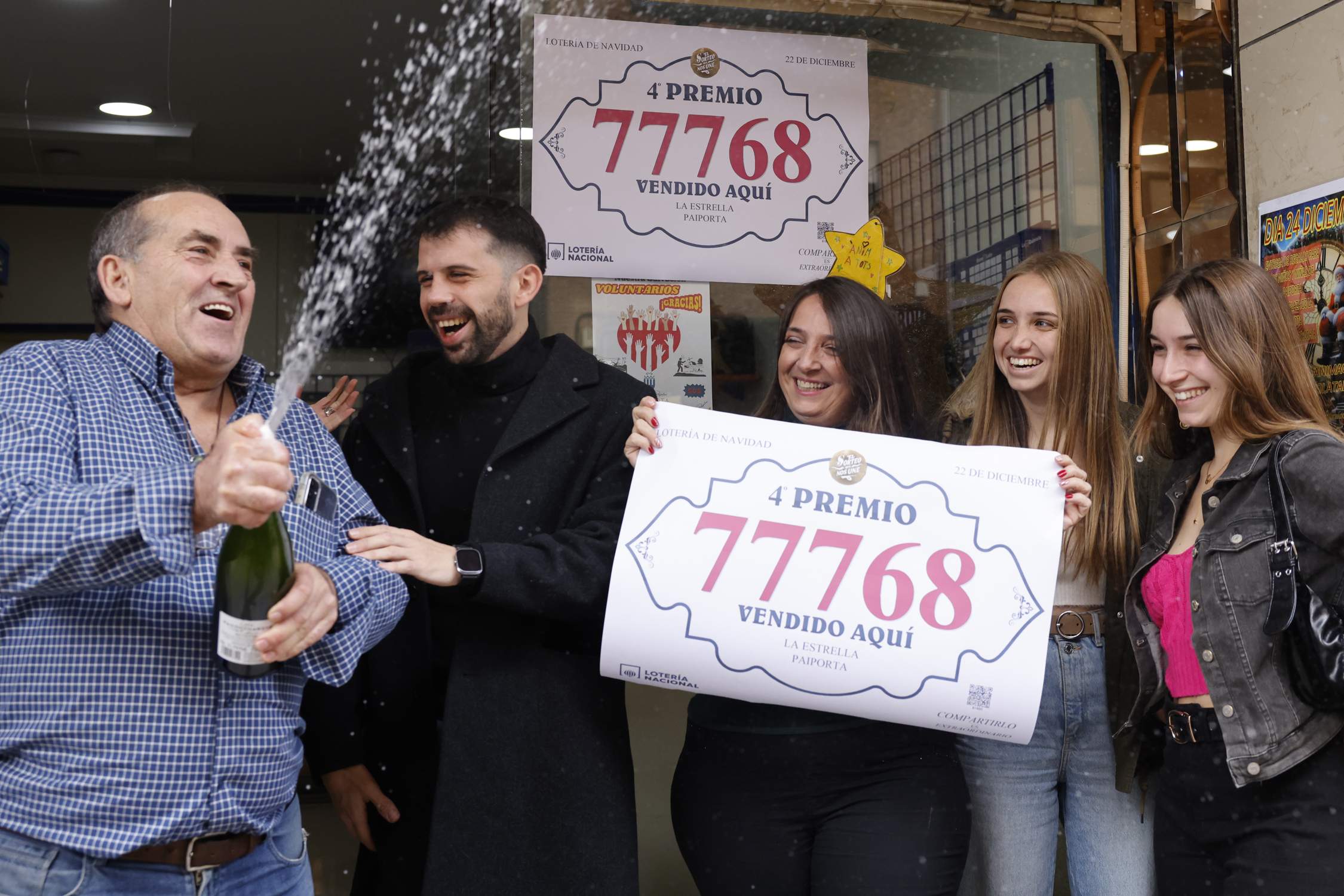La Loteria de Nadal 2024 deixa més de 3,4 milions d'euros en les zones afectades per la DANA al País Valencià