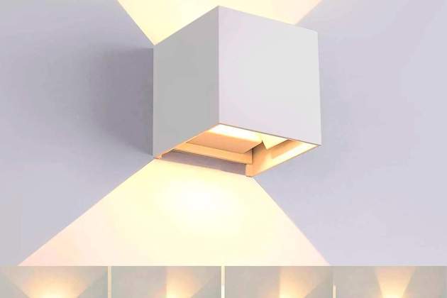 Lámpara LED de pared con apliques para exteriores e interiores1 Lámpara LED de pared con apliques para exteriores e interiores1