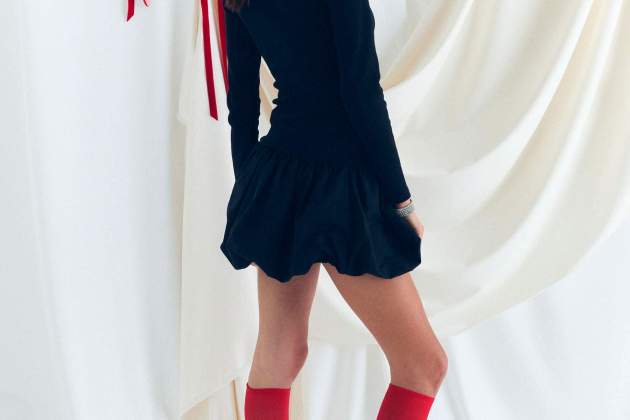 Vestido corto globo Vestido corto globo