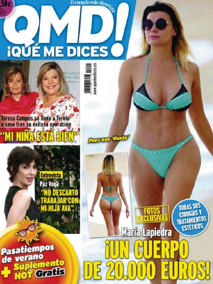 maria lapiedra biquini  portada que me dices