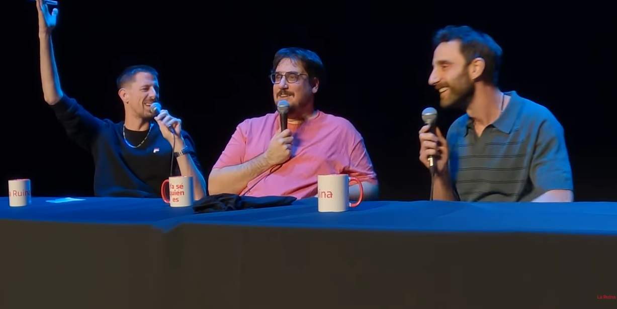 Dani Rovira en 'La Ruina' con Ignasi Taltavull y Tomàs Fuentes Dani Rovira en 'La Ruina' con Ignasi Taltavull y Tomàs Fuentes