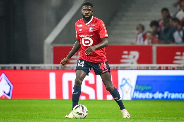 Samuel Umtiti, disputando un partido con el Lille / Foto: Europa Press Samuel Umtiti, disputando un partido con el Lille / Foto: Europa Press