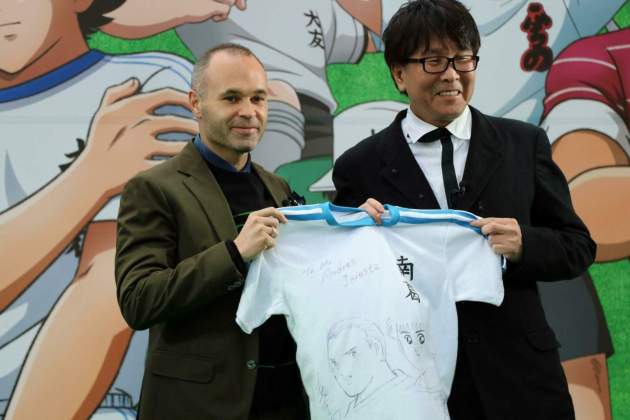 Andrés Iniesta Oliver Benji EFE Andrés Iniesta Oliver Benji EFE
