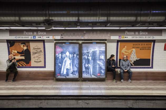 100 Anys metro de Barcelona, L3 Passeig de Gràcia / Foto: Carlos Baglietto 100 Anys metro de Barcelona, L3 Passeig de Gràcia / Foto: Carlos Baglietto