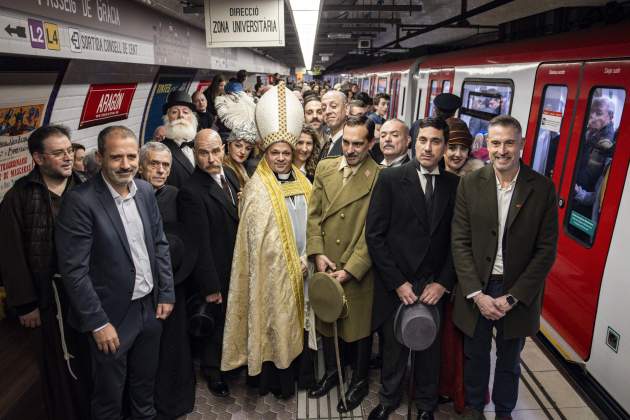 100 Anys metro de Barcelona, L3 Passeig de Gràcia / Foto: Carlos Baglietto 100 Anys metro de Barcelona, L3 Passeig de Gràcia / Foto: Carlos Baglietto
