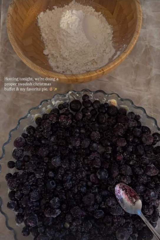 La historia que habla sobre el menú del cena / Instagram La historia que habla sobre el menú del cena / Instagram