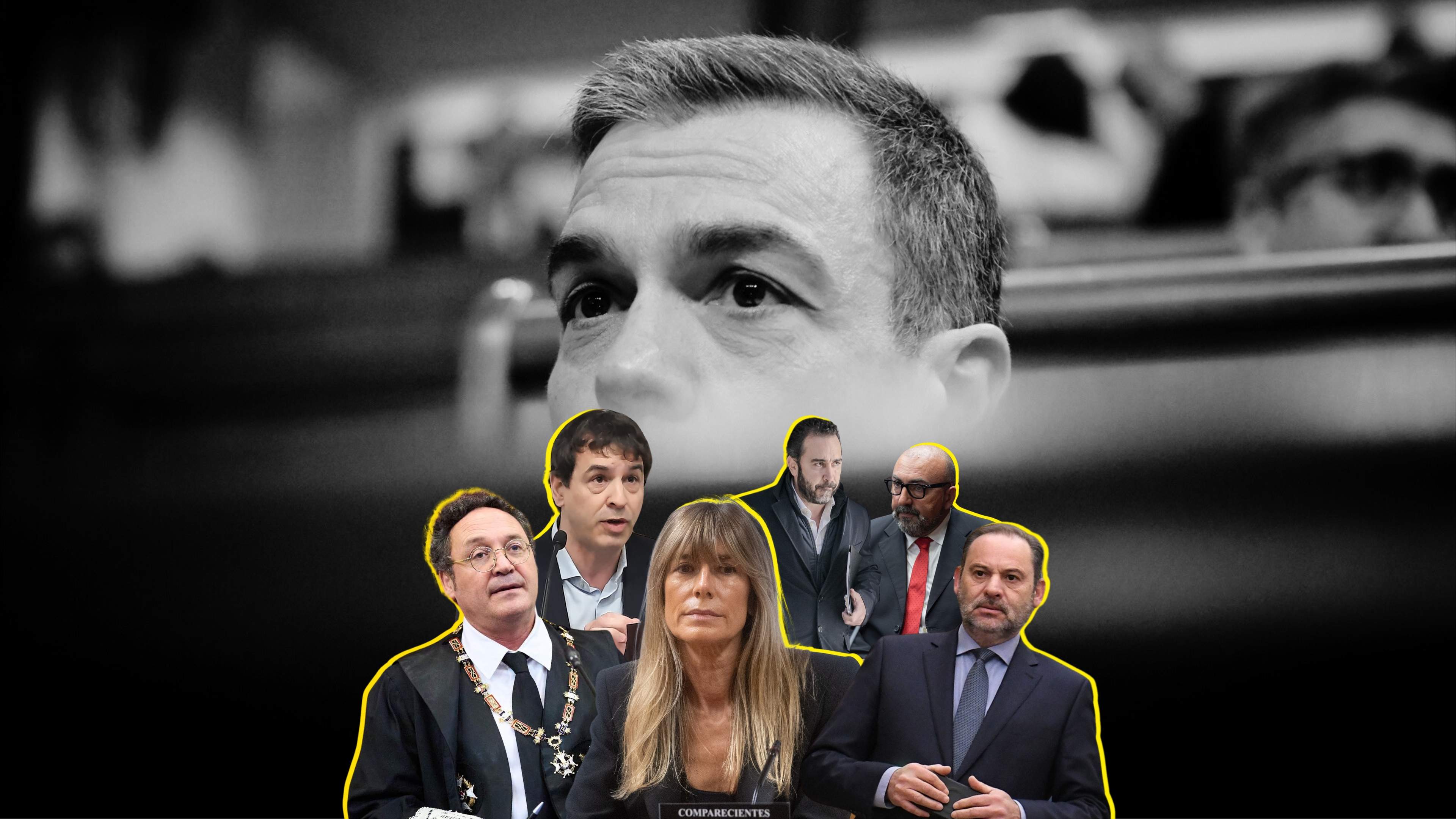 Los frentes judiciales de Sánchez en 2025: Begoña Gómez, el fiscal del estado, el caso Koldo y el hermano