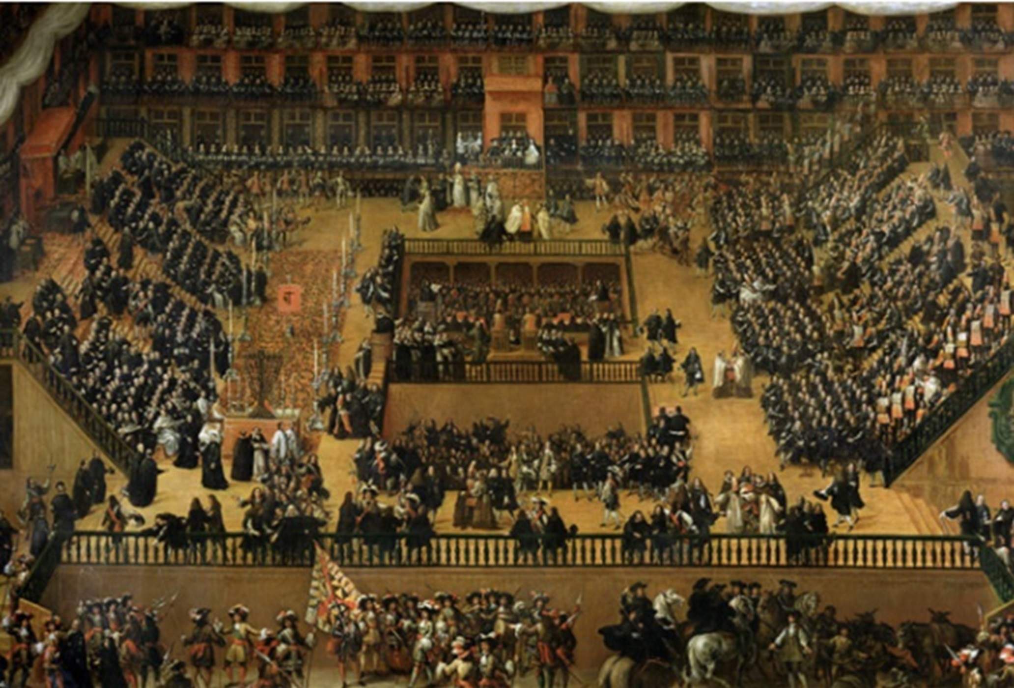Representación de un auto de fe, donde se penitenciaban los relajados (1619). Fuente Wikimedia Commons Representación de un auto de fe, donde se penitenciaban los relajados (1619). Fuente Wikimedia Commons