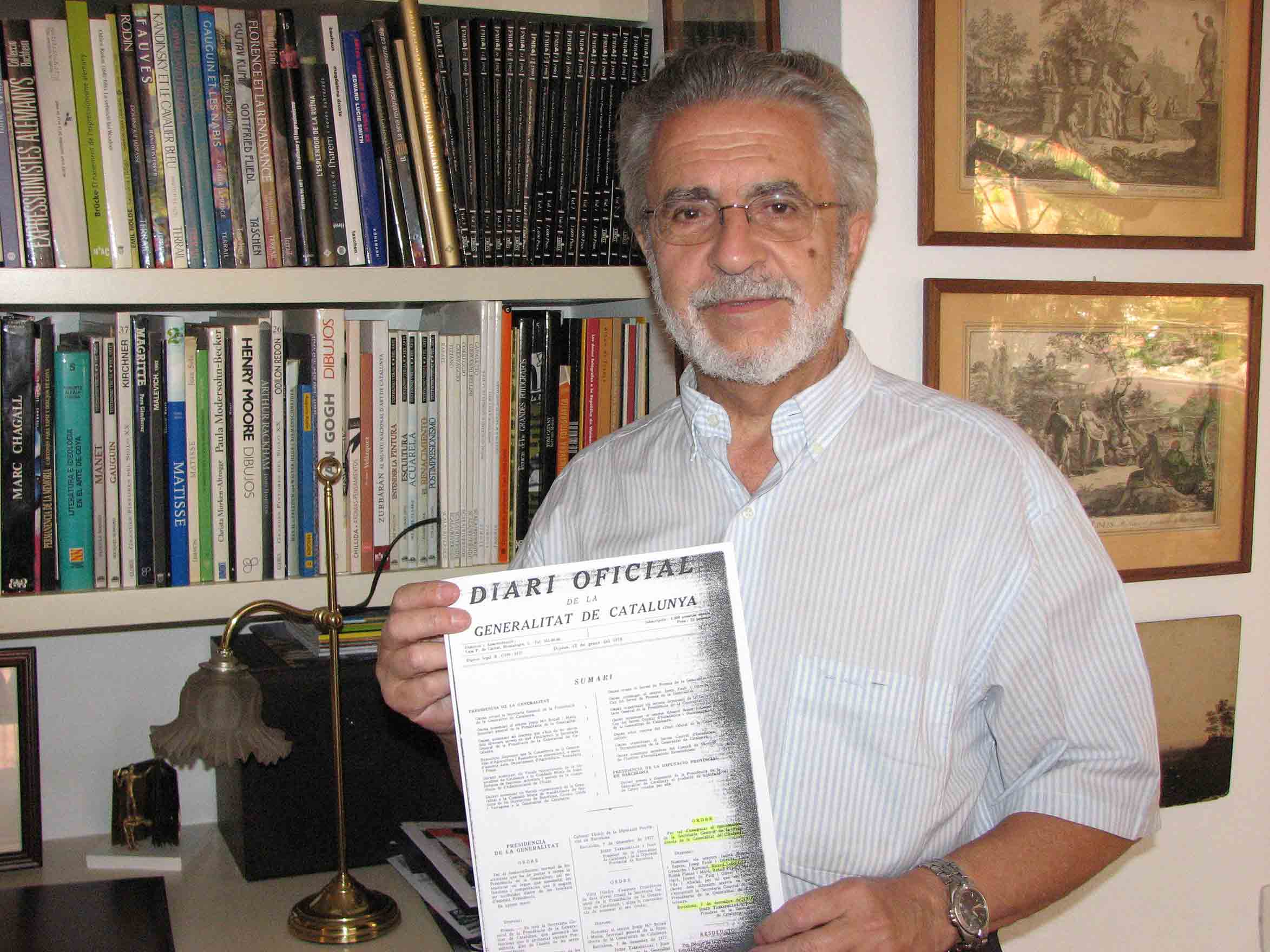 Mor Ricard Lobo, exmonjo de Montserrat i primer director del DOGC en democràcia, als 88 anys