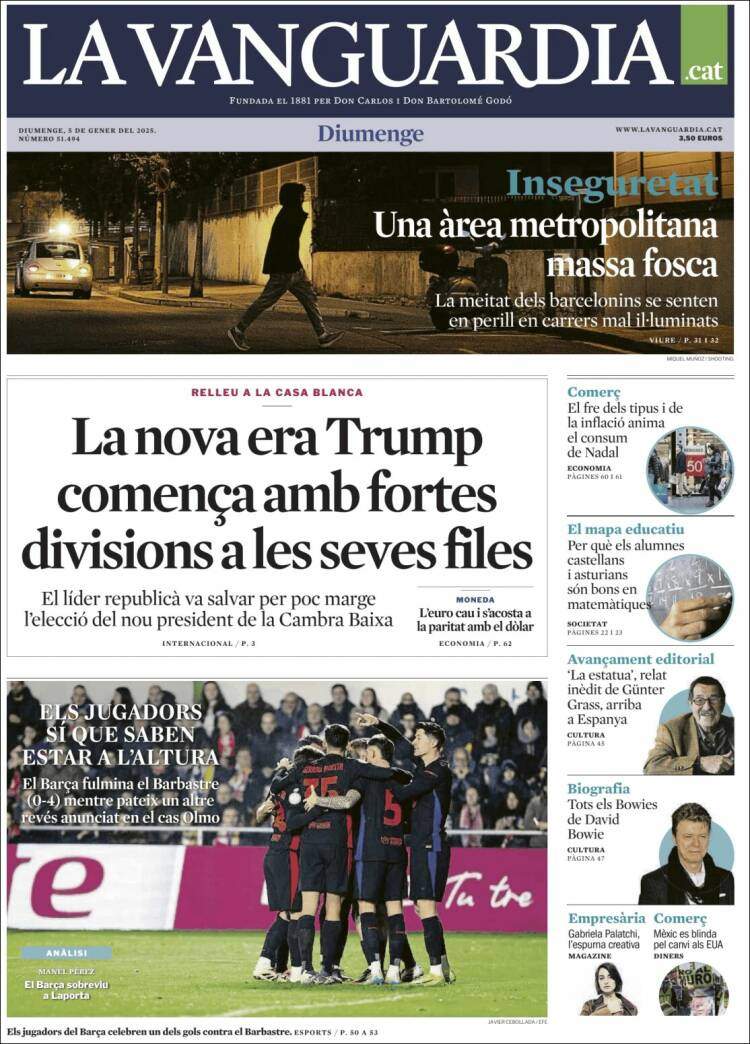'La Vanguardia' 5 'La Vanguardia' 5