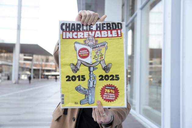 diez años ataque charlie hebdo. EFE diez años ataque charlie hebdo. EFE