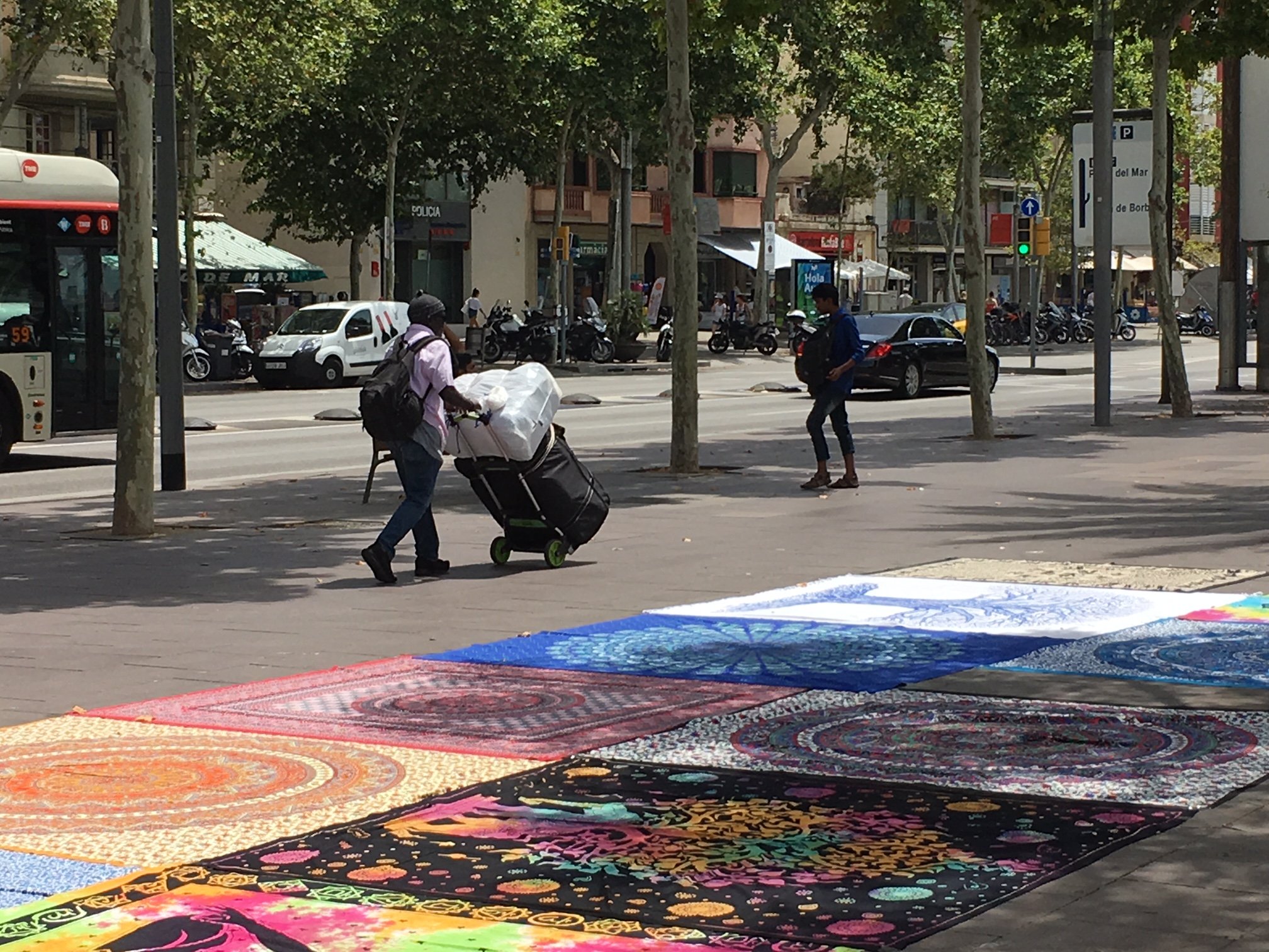 manters passeig joan de borbó. Gisela Rodríguez