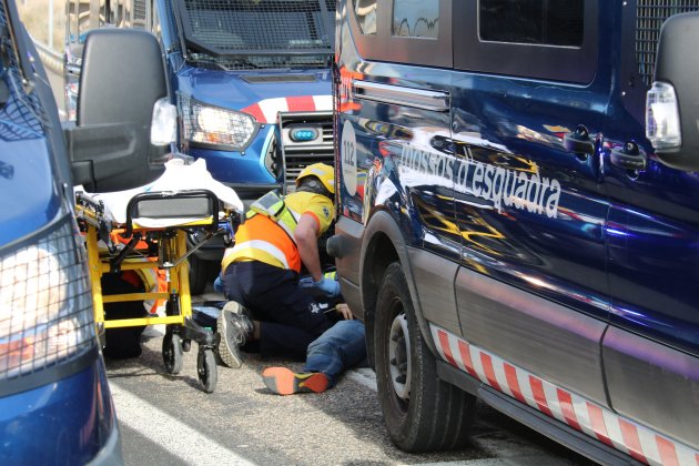 bombero herido acn bombero herido acn