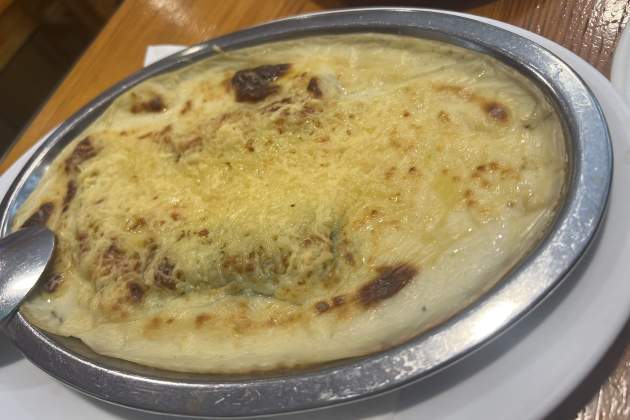 Canelones de espinacas y pularda La Morera Mataró Rosa Molinero Trias Canelones de espinacas y pularda La Morera Mataró Rosa Molinero Trias
