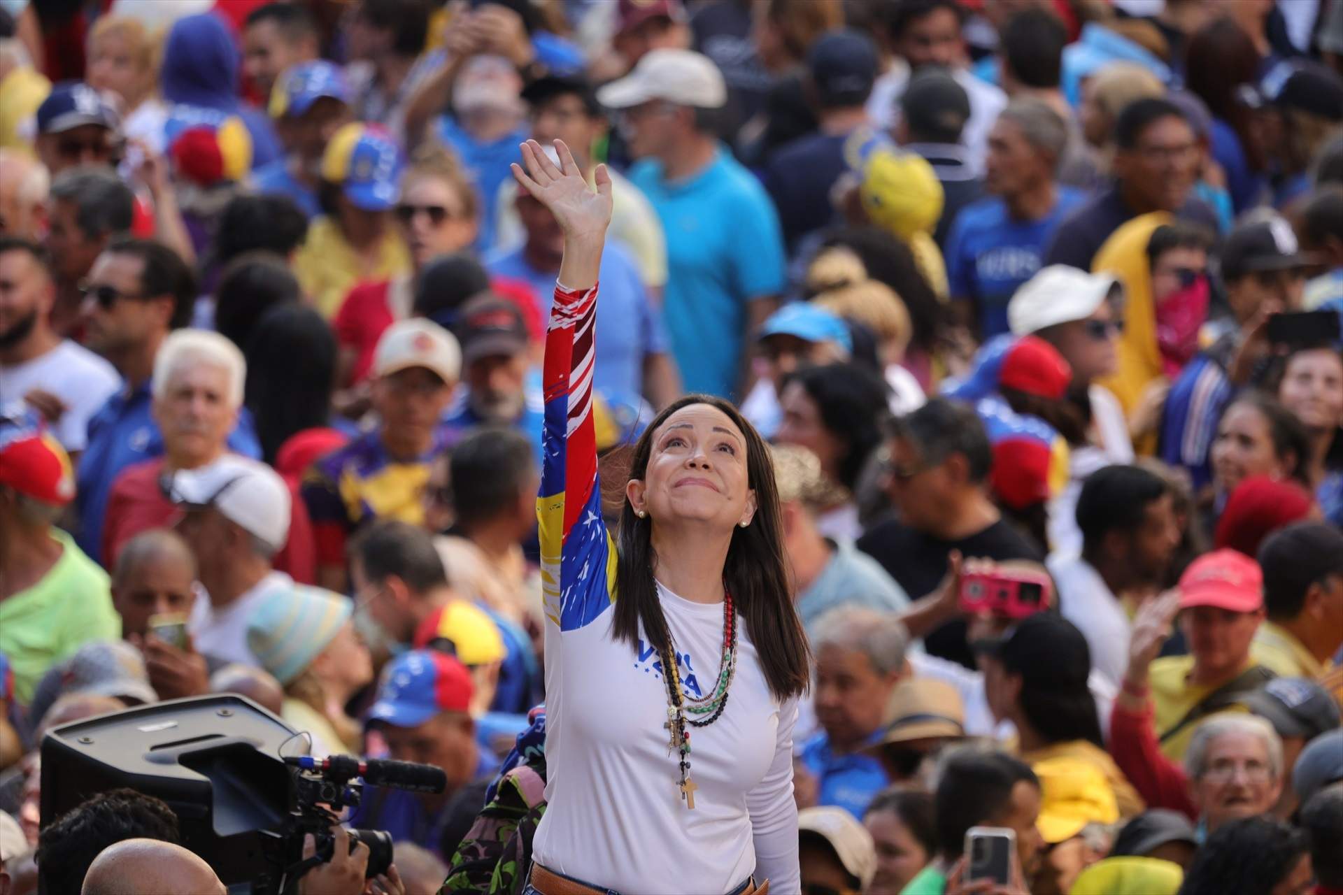El règim de Maduro deté l'opositora María Corina Machado després de reaparèixer a Caracas
