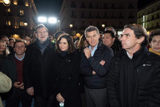 Feijóo, Rajoy, Aznar i Ayuso a la protesta de Veneçuela PP (Diego Puerta) Feijóo, Rajoy, Aznar i Ayuso a la protesta de Veneçuela PP (Diego Puerta)
