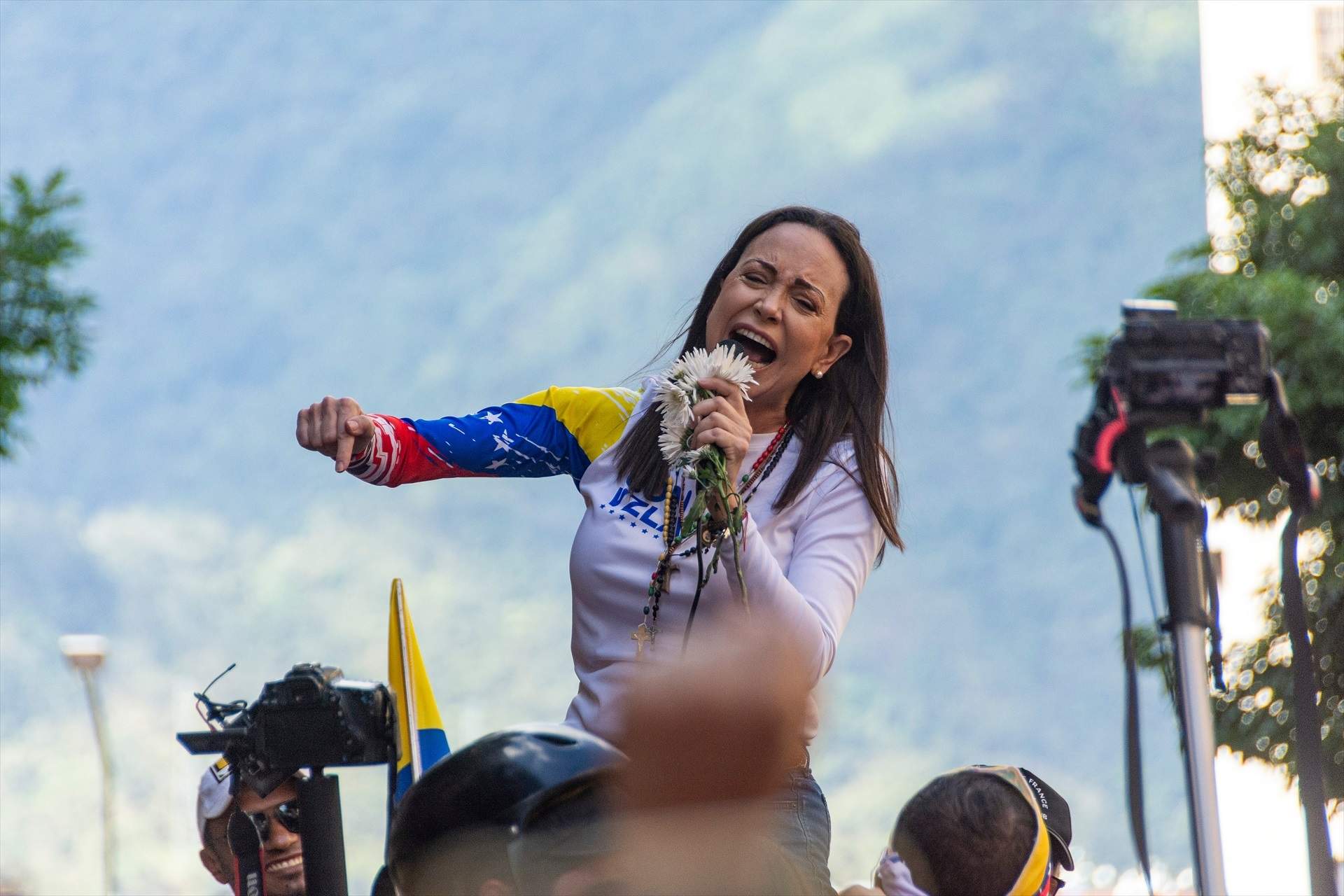 Alliberada en estranyes circumstàncies la líder opositora veneçolana María Corina Machado