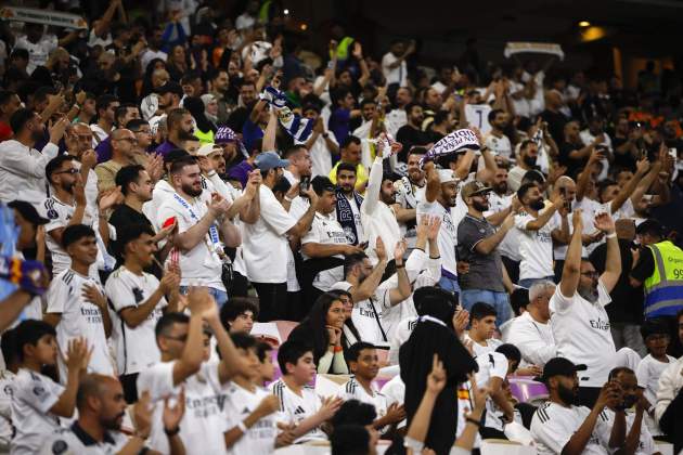 Aficionados Arabia Saudí Supercopa Españ Real Madrid Aficionados Arabia Saudí Supercopa Españ Real Madrid