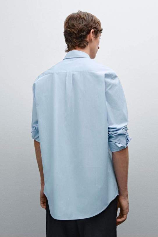 Camisa rayas mezcla algodón Camisa rayas mezcla algodón