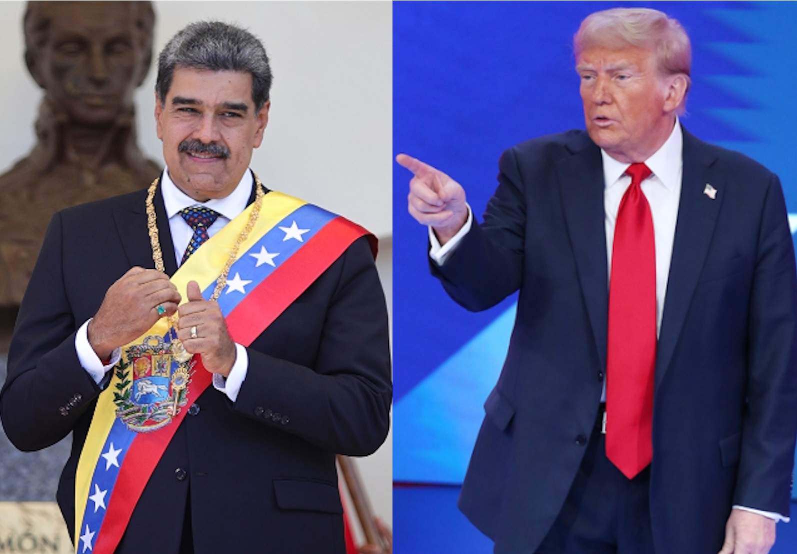 Maduro, l’"usurpador", Edmundo, el “desafiador” i Trump, el “convicte”, ocupen les portades