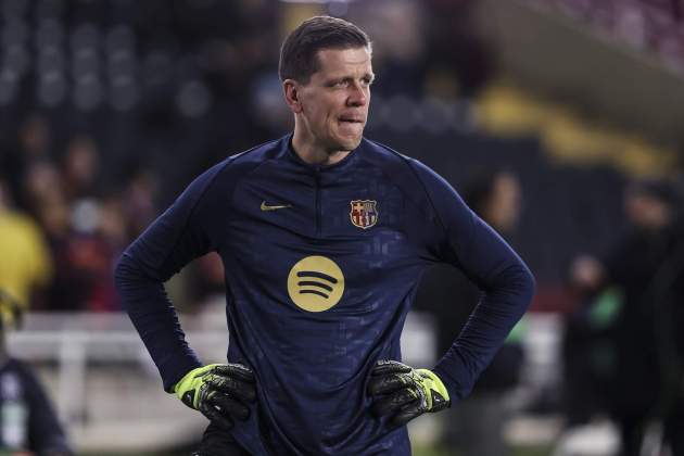 Szczesny, en l'entrenament prepartit a la Supercopa d'Espanya / Foto: Europa Press Szczesny, en l'entrenament prepartit a la Supercopa d'Espanya / Foto: Europa Press