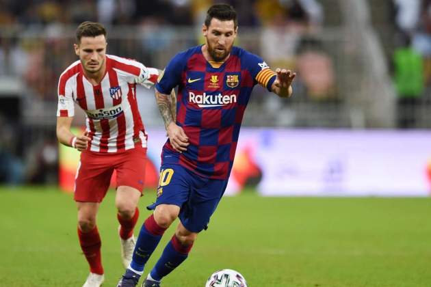 Messi i Saul Supercopa 2020/ Foto: Europa Press Messi i Saul Supercopa 2020/ Foto: Europa Press