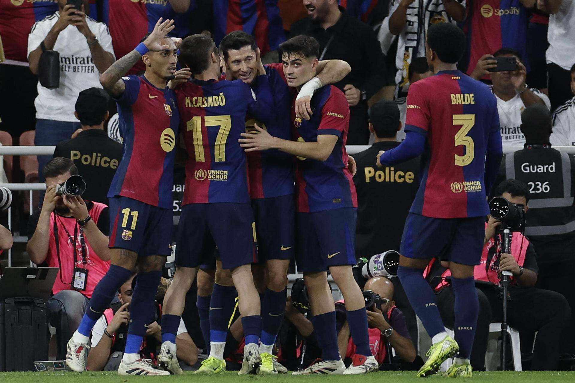 El Barça alecciona al Real Madrid y todavía es más líder en el palmarés de la Supercopa de España