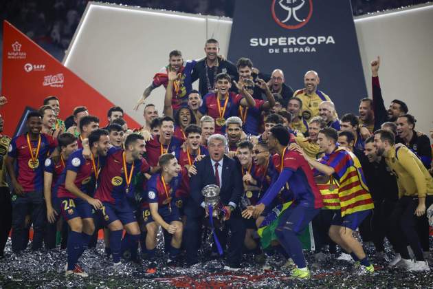 Joan Laporta Barça Supercopa de España / Foto: EFE Joan Laporta Barça Supercopa de España / Foto: EFE