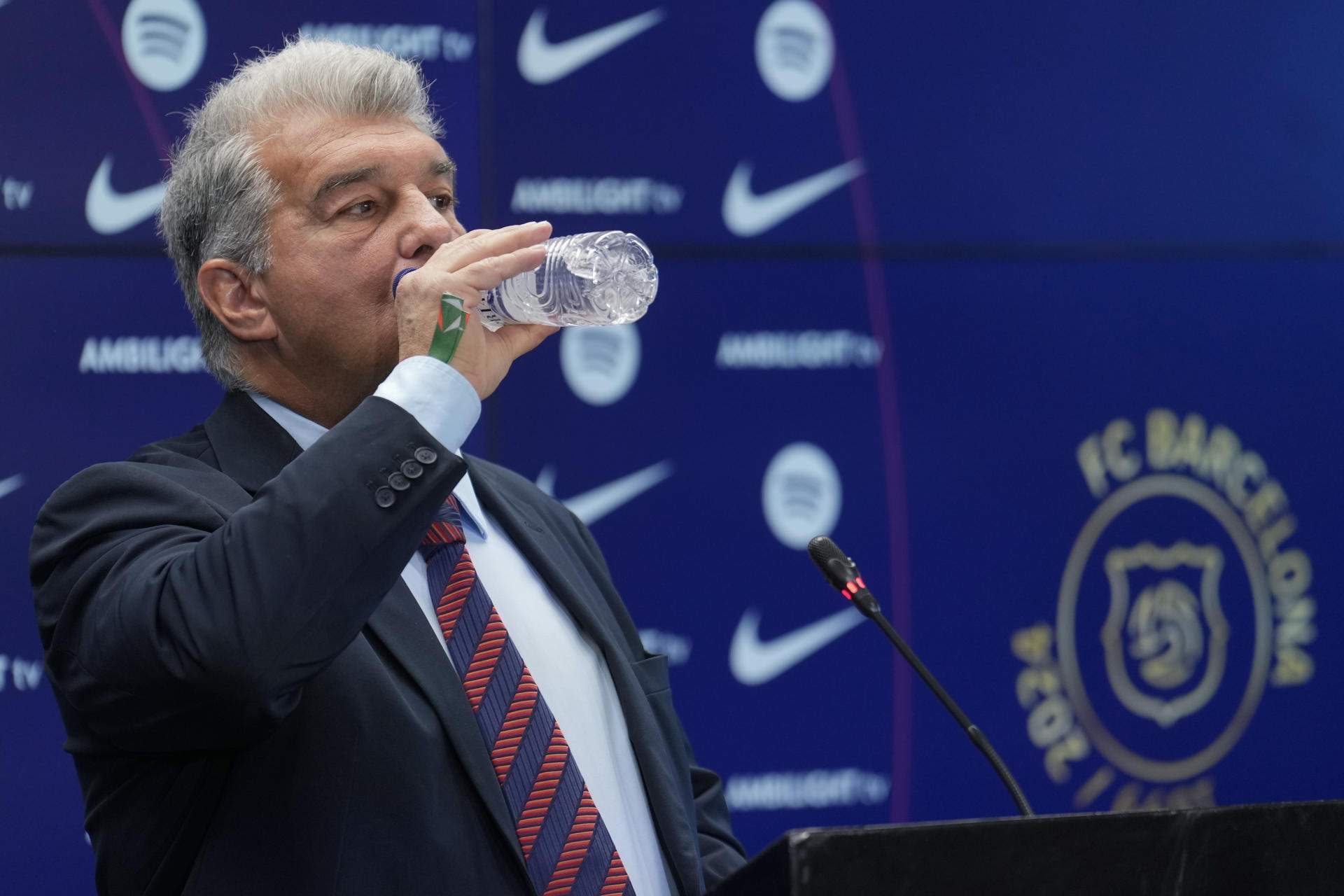 Joan Laporta, indignat amb l'arbitratge de Getafe: "Que no es xiulés el penal a Kounde va ser un escàndol”