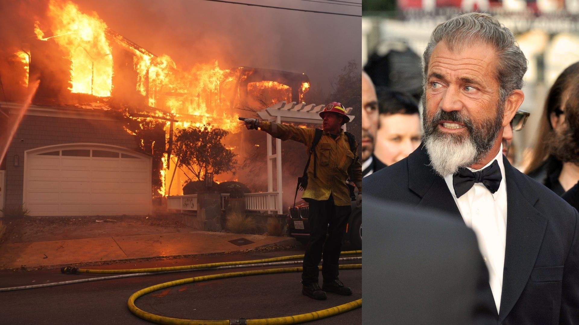 Mel Gibson se apunta a las teorías conspirativas sobre los incendios de Los Ángeles
