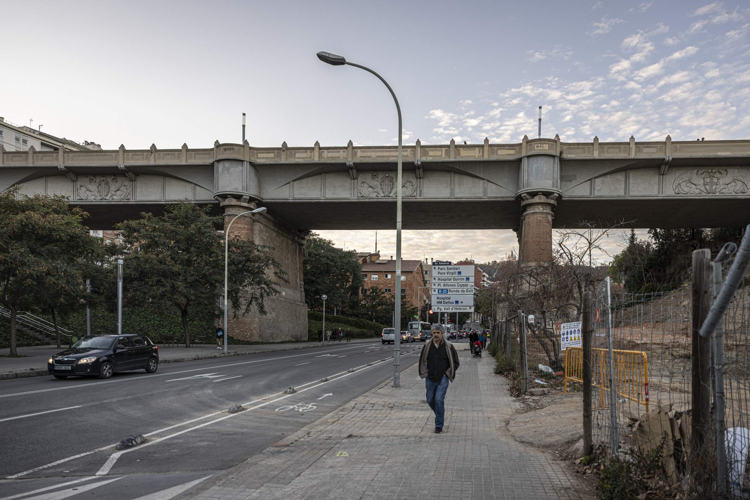 En marcha las obras de rehabilitación del centenario viaducto de Vallcarca