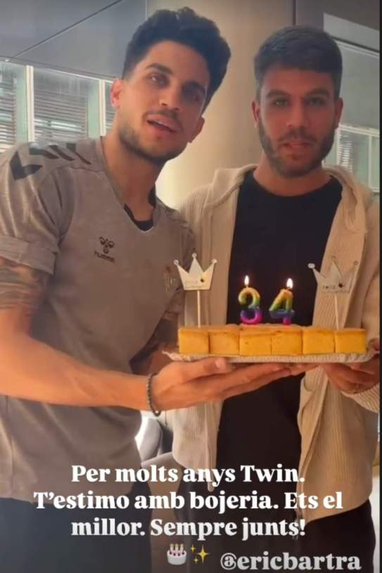Marc Bartra i Eric Bartra / Instagram Marc Bartra i Eric Bartra / Instagram