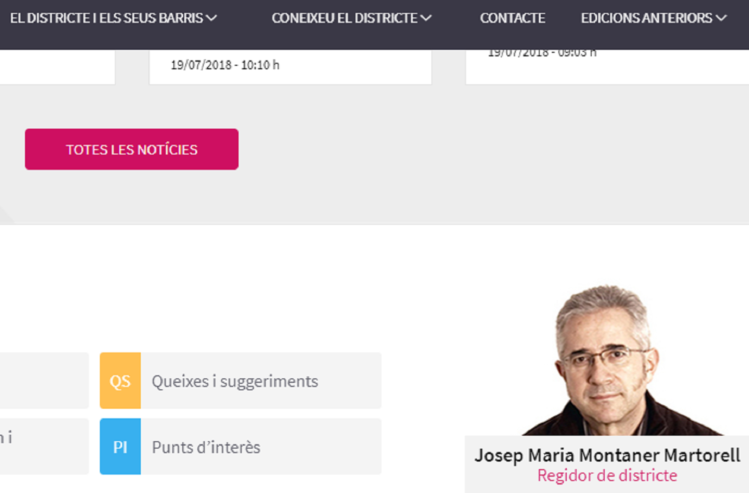 web nueva distrito ayuntamiento de barcelona