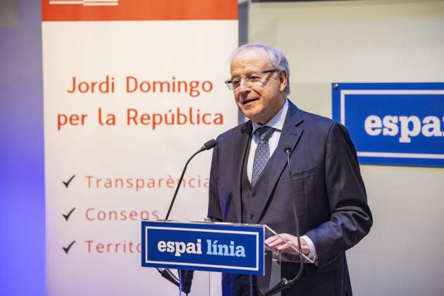 Roda de premsa de Jordi Domingo per les eleccions del Consell per la República / Foto: Carlos Baglietto Roda de premsa de Jordi Domingo per les eleccions del Consell per la República / Foto: Carlos Baglietto