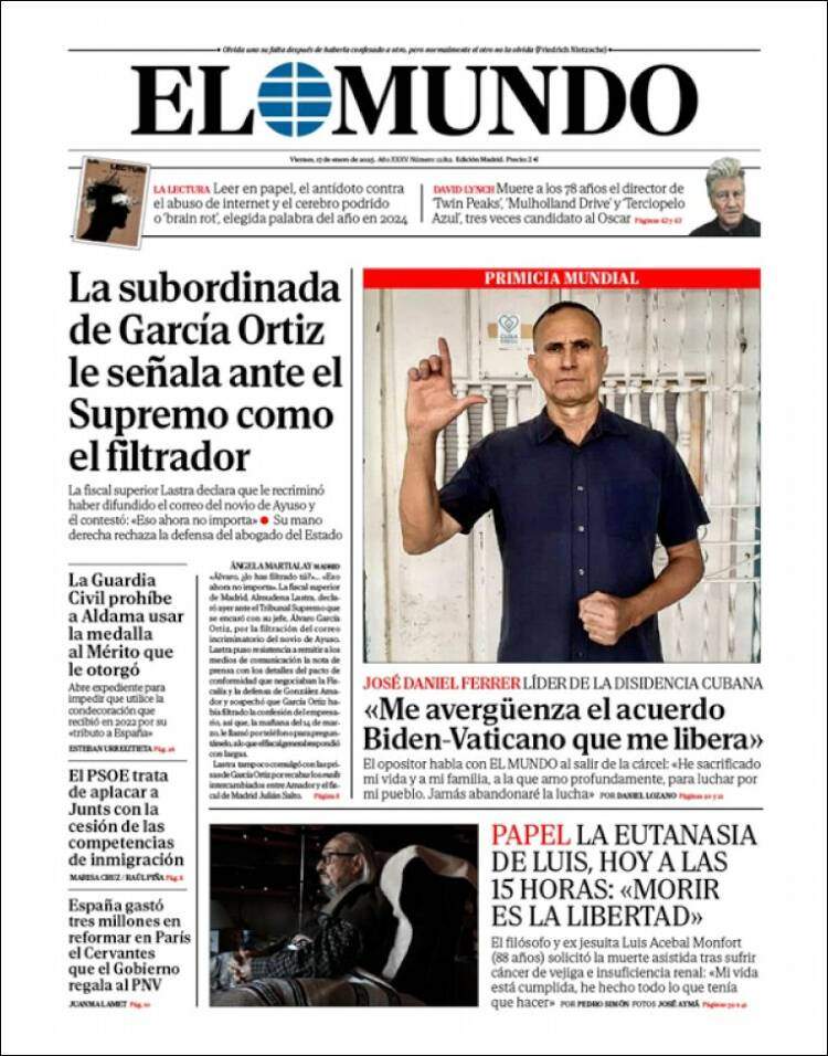 'El Mundo' 17 'El Mundo' 17