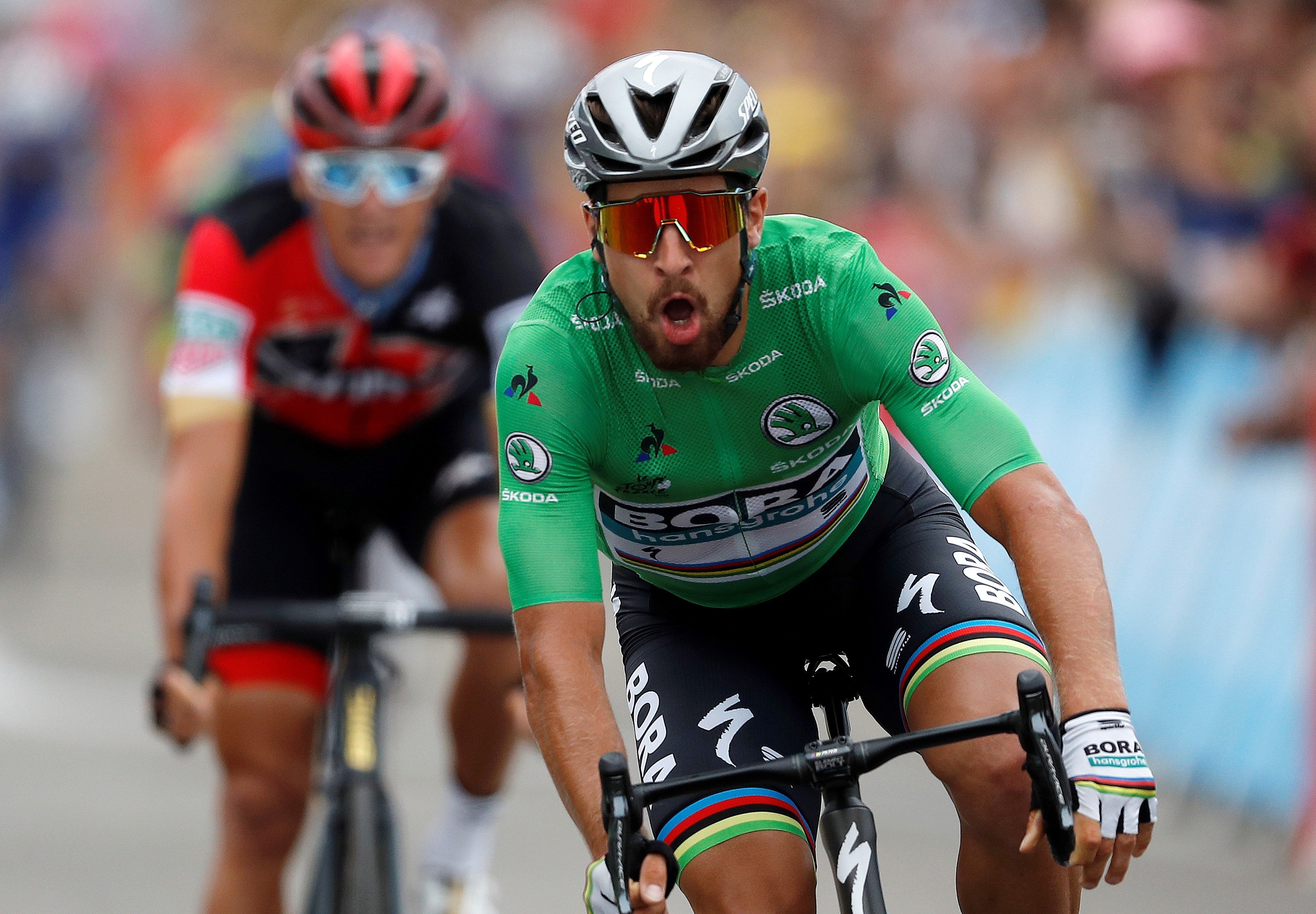 Sagan ya tiene su triplete en el Tour