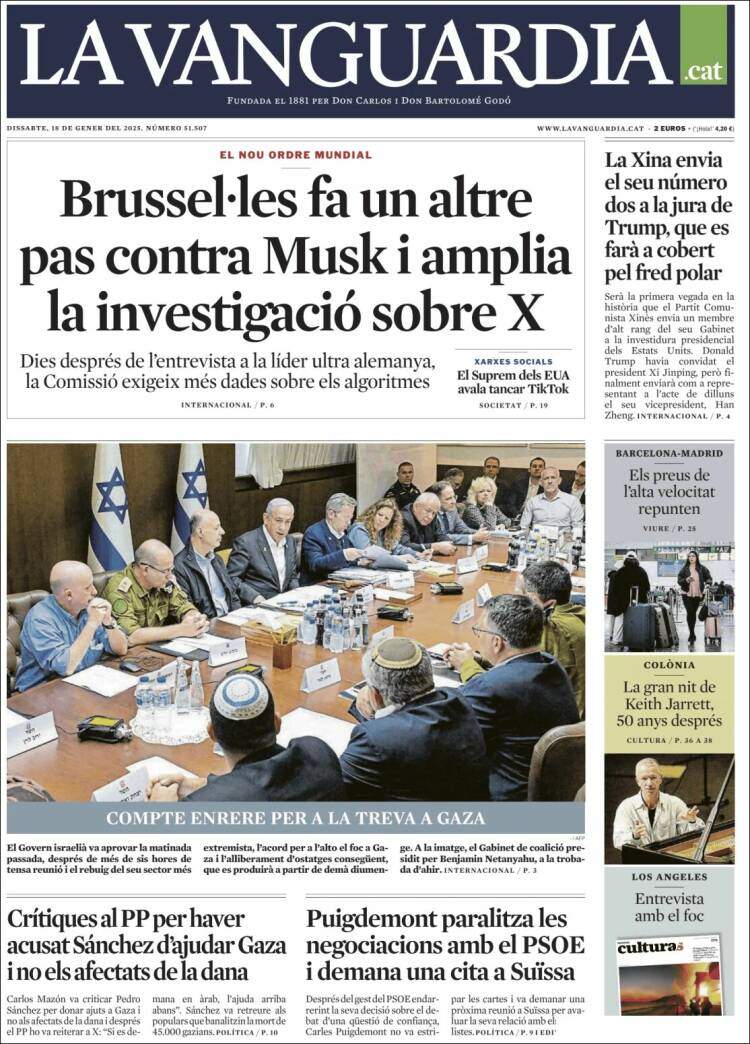 'La Vanguardia' 18 'La Vanguardia' 18