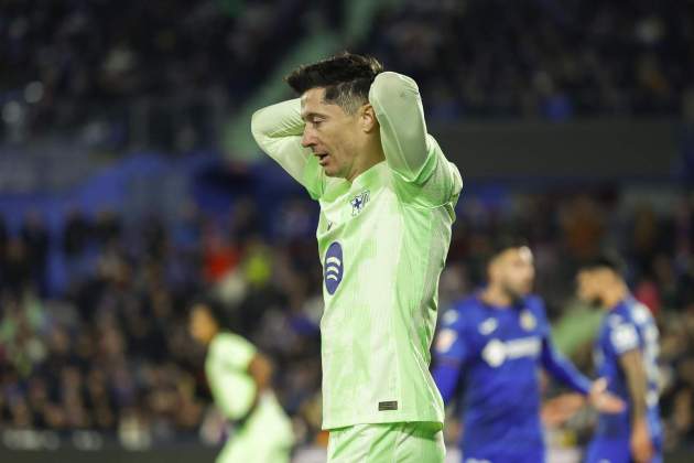 Lewandowski ocasión perdonada Getafe Lewandowski ocasión perdonada Getafe