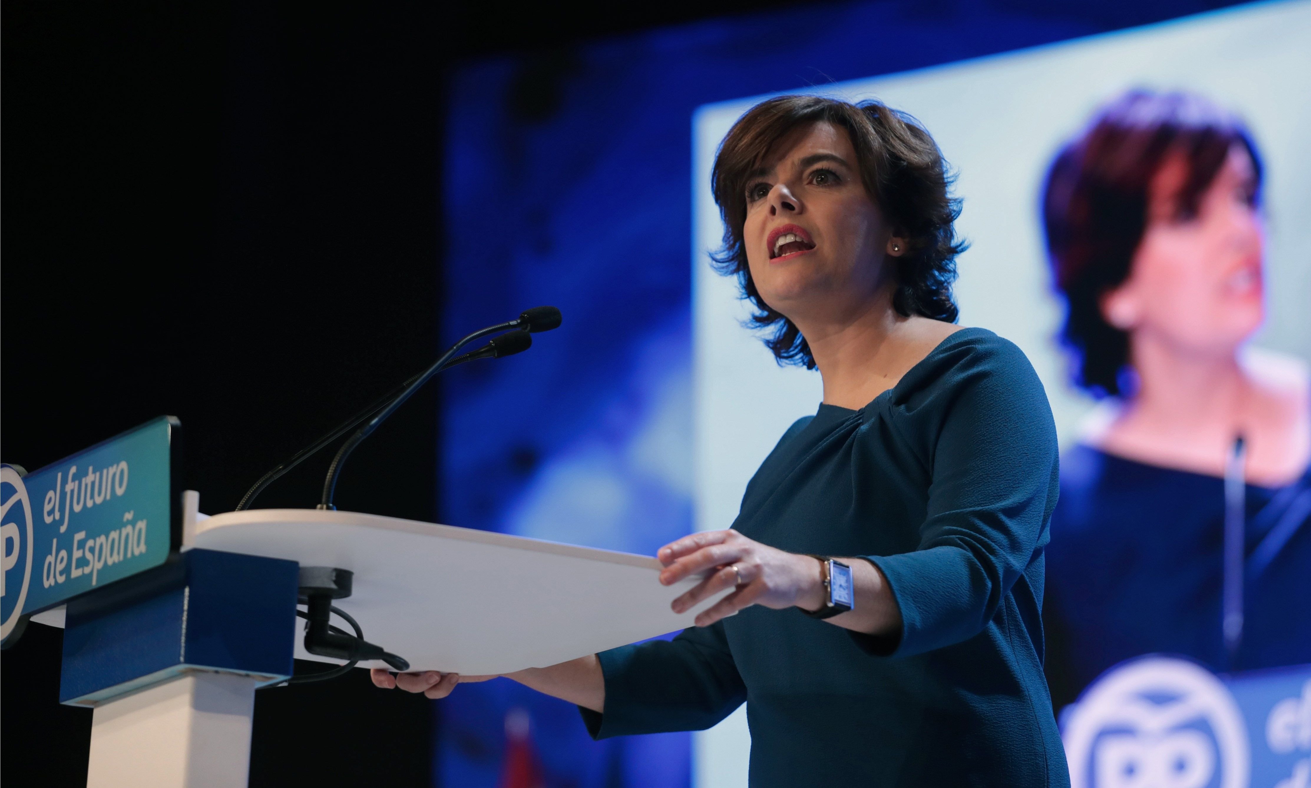 Soraya Sáenz de Santamaría, previous Spanish deputy PM, leaves politics