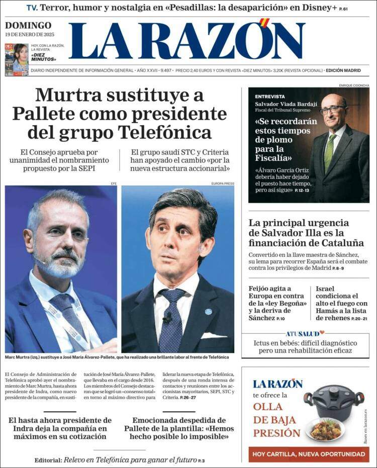 'La Razón' 19 'La Razón' 19