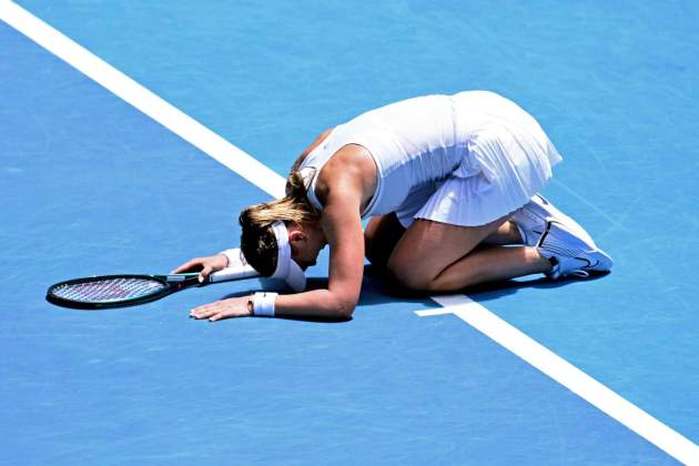 Paula Badosa celebra su victoria contra Coco Gauff al Open de Australia 7 Foto: EFE Paula Badosa celebra su victoria contra Coco Gauff al Open de Australia 7 Foto: EFE