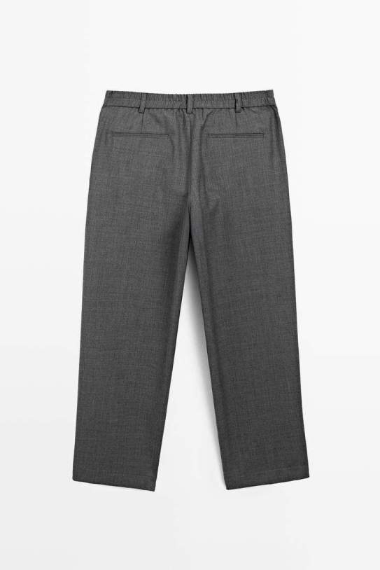 Pantalons relaxed fit barregen llana freda Pantalons relaxed fit barregen llana freda