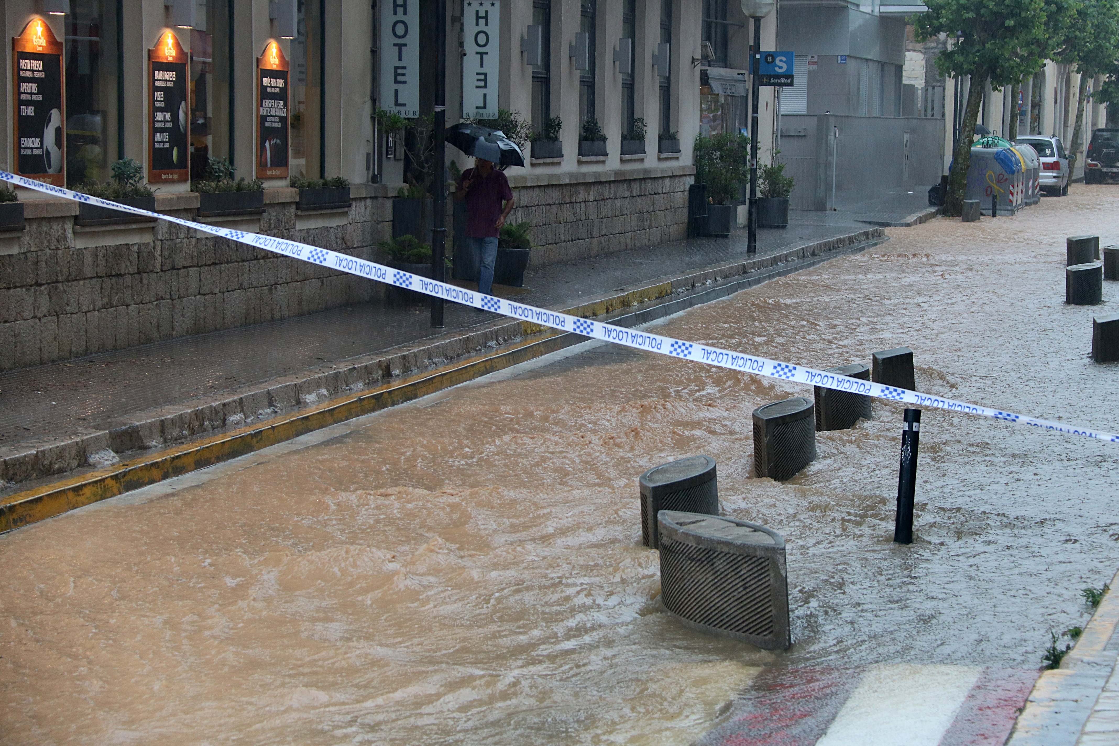Activada la alerta del plan INUNCAT por fuertes lluvias en Tarragona