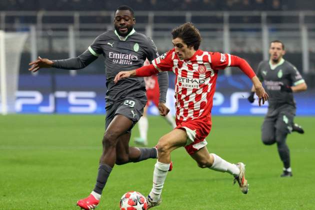 Youssouf Fofana Bryan Gil Milan Girona / Foto: EFE Youssouf Fofana Bryan Gil Milan Girona / Foto: EFE