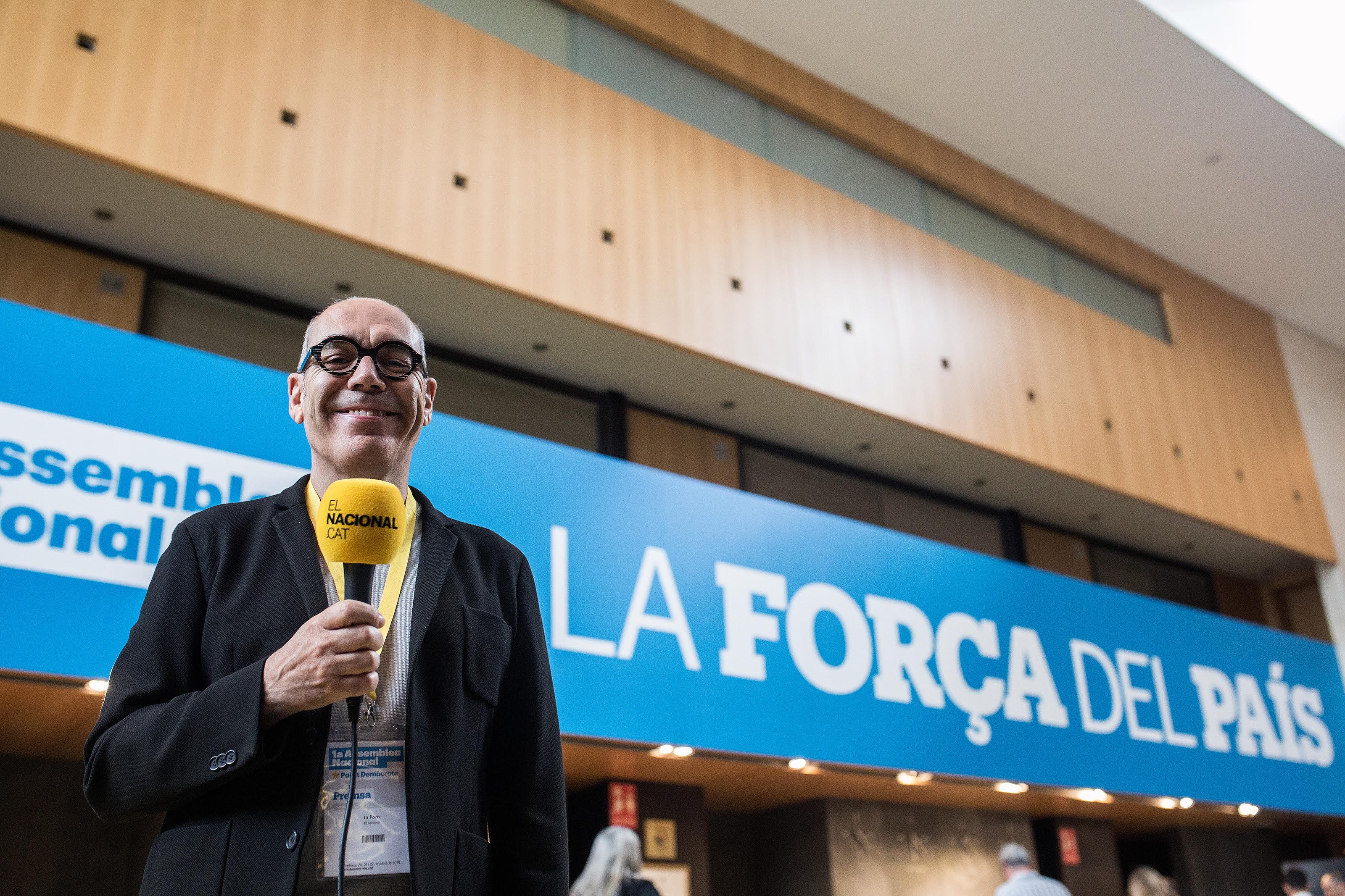 L'Iu-tuber, a la clausura de l'assemblea del PDeCAT