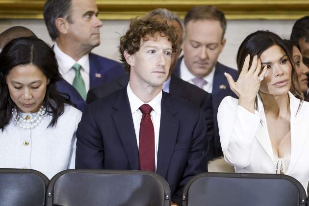 Mark Zuckergerg pressa de posessió Donald Trump. Europa Press Mark Zuckergerg pressa de posessió Donald Trump. Europa Press