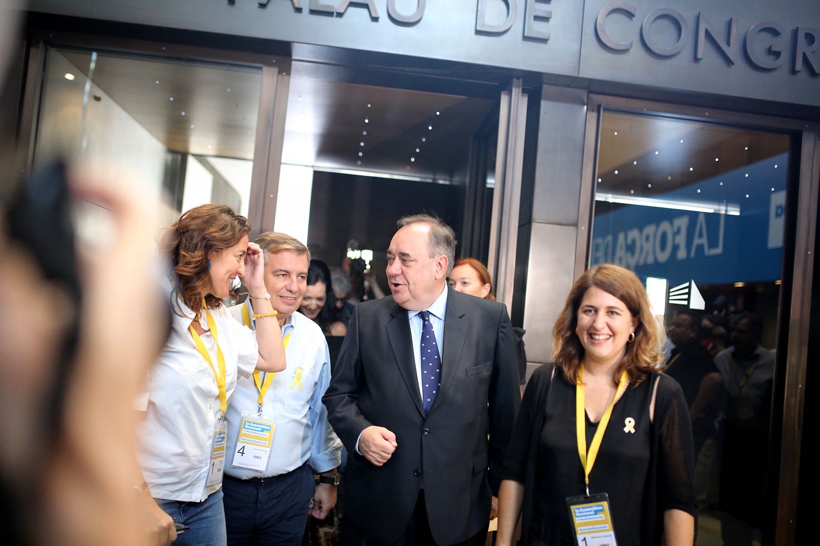 Salmond, to Catalans: “Your dream of freedom will never die”