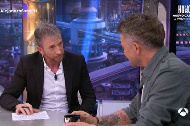 Pablo Motos enfadat i Alejandro Sanz  / El Hormiguero