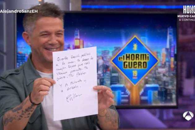 Carta Pablo Motos a David Broncano   El Hormiguero